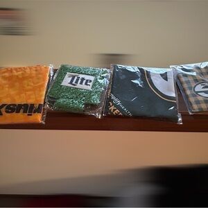 Packer Bandanas and Beer Cozies